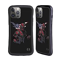 Head Case Designs Officially Licensed WWE American Power The Rock Hybrid Case Compatible with Apple iPhone 14 Pro Max
