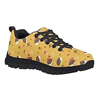 Kids Shoes Running Shoes Boys Girls Sport Sneakers School Hiking Shoes Lace up Fashion Trainers Black Sole