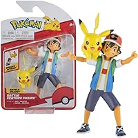 Tomy: Pokemon - Ash & Pikachu Action Figure (Alola)