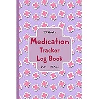 Medication Tracker Log Book: Drugs and Pills Weekly Medicine Checklist for Caregivers or Personal Use Daily