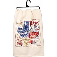 Primitives By Kathy LOL Made You Smile Dish Towel, Texas 28