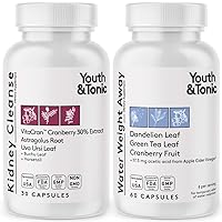 Youth & Tonic Kidney Cleanse Detox for Waste Loss & Water Weight Away Bundle