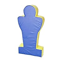 Foamnasium FoamMan Indoor Foam for Tackling, Soft Foam Toy for Toddler and Kids Active Play for Punching, Tackling and Jumping, Made in The US, Blue/Red/Yellow