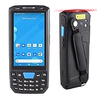 Android 9.0 Barcode 2D Scanner Mobile Computer,4.5-inch Handheld Rugged PDA Wireless WiFi 4G LTE for Warehouse Delivery Retail Inventory Management (Android 9.0 2D Barcode Scanner)
