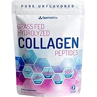Colágeno Peptides, Clean Keto Collagen Powder, Low Carb, Keto, Paleo Diet Friendly - Grass Fed, Gluten Free, Non-GMO, Unflavored, 6 oz