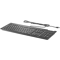 HP Professional Slim Business SmartCard USB Keyboard TPC-C001K Z9H48AA 911502-031 (Black)