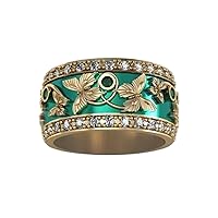 Full Finger Rings for Men Anniversary Birthday Jewelry Gifts For Women Girls Girl Rings