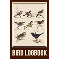 Bird Logbook: Pocket Size Birding Field Notebook Journal for Adults Bird Spotter and Bird Watcher and Birders to Observe and Record Bird Sightings Can Hold Info About 200+ Birds