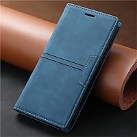 Ultra Thin Leather Phone Case for Samsung Galaxy S9 S10 S20 FE S21 Plus S22 S23 Ultra Note 20 10 Magnetic Flip Wallet Card Cover,Blue,for Samsung S20 Fe