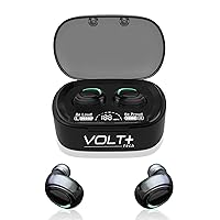 Volt Plus TECH Wireless V5.1 PRO Earbuds Compatible with LG 34UC88-B IPX3 Bluetooth Touch Waterproof/Sweatproof/Noise Reduction with Mic (Black)