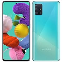 Samsung Galaxy A51 A515F 128GB DUOS GSM Unlocked Phone w/Quad Camera 48 MP + 12 MP + 5 MP + 5 MP (International Variant/US Compatible LTE) - Prism Crush Blue