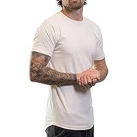 ShirtBANC Hipster Hip Hop Elong Drop Cut Mens Shirt Dance Dropcut Tshirt