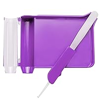 Right Hand Pill Counting Tray with Spatula (Purple)