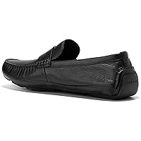 Cole Haan Men's Wyatt Penny Driver Driving Style Loafer, Black/Black, 10.5