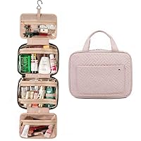 Travel Toiletry Bag with Hanging Hook, Water-resistant Makeup Cosmetic Bag Large Capacity Travel Accessories Organizer for Women Trave/Daily Use