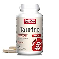 Jarrow Formulas MagMind Brain Health Capsules and Taurine 1000mg Capsules Bundle, 90 and 100 Count