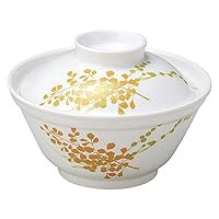 Japanese Pottery Open Pastel (Orange) Rice Bowl (Small) (4.8 x 3.5 inches (12.2 x 8.8 cm), Restaurant, Ryokan, Japanese Tableware, Restaurant, Commercial Use