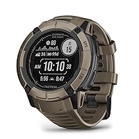 Garmin Instinct 2X / Instinct 2X Tactical Edition, Solar-Charged, Long Battery, Toughness GPS Watch, Suica Compatible, Sleep Monitoring, Stress Measurement, Outdoor, Heat Resistant, Shock Resistant,
