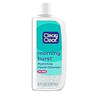 Morning Burst Oil-Free Hydrating Facial Cleanser with BHA, Cucumber & Aloe Extracts, Face Wash Gently Removes Oil & Pore Clogging Impurities, 8 fl. oz