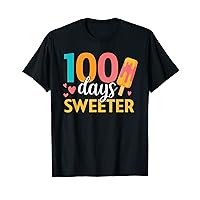 Ice Cream Lovers Students Teachers 100th Day of School T-Shirt