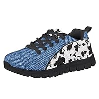 Sneakers Little/Big Kid Boys' and Girls' Mesh Breathable Sports Running Non Slip School Shoes