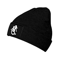 Crap Handicap Funny Wheelchair Knit Beanie Hats Men Women Black Winter Hats Skull Caps Warm Classic Slouchy