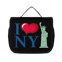 I Love New York City Toiletry Bag Hanging Wash Bag Travel Makeup Bag Organizer Cosmetic Bag for Women Men