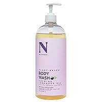Body Wash, Calming Lavender Oil, 32 oz - Moisturizing Body Wash for Dry Skin - Pure Plant-Based - Enriched with Organic Shea Butter - Hypoallergenic, Suitable for All Skin Types