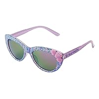 Foster Grant Girls Be Mer*mazing Sunglasses, Purple Irridescent Scale, 46 US