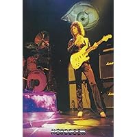 Composition : Ritchie Blackmore Rainbow Music Notebook Wide Ruled Notebook for Students and Teachers (kids and Adults Thankgiving Notebook ) Lined Paper Pages #110