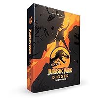 Jurassic Park Digger - Card Game, Collect Dinosaur DNA, Immersive Themed Competitive Game Play, Ages 8+, 2-4 Players, 20-30 Minute