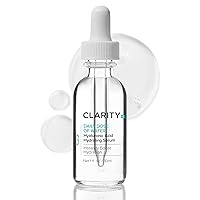 ClarityRx Daily Dose of Water Hyaluronic Acid Hydrating Face Serum, Natural Plant-Based Daily Moisturizing Treatment for Dry, Dull Skin
