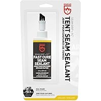 Gear Aid Seam Grip FC Fast Cure Sealant for Nylon and Polyester Tents, Tarps, Awnings, Clear, 2 oz