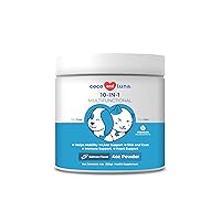 10 in 1 Multivitamin for Dogs and Cats - 4 oz Powder - Hip and Joint Support - Omega Fish Oil & Vitamins with Coq10 for Skin & Heart Health - Probiotics & Enzymes for Gut & Immune Health…