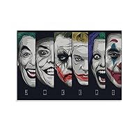 generic All Jokers Cool Wall Art Posters Poster Decorative Painting Canvas Wall Art Living Room Posters Bedroom Painting 24x36inch(60x90cm)