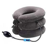 Cervical Neck Traction Device Inflatable Neck Stretcher, Easy to Use for Chronic Neck and Shoulder Pain Relief Traction Spine Alignment, Neck Cervical Brace