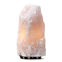 Rose Quartz Dimmable LED Lamp (Large, Rose Quartz)