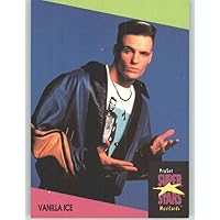 1991 Pro Set Superstars MusicCards U.K. Edition # 145 Vanilla Ice (Collectible Pop Music / Rock Star Trading Card)
