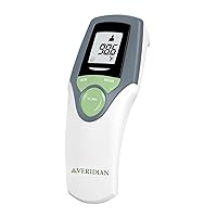 Infrared Thermometer | Forehead Measurements | 1-Second Readout | Hygienic Non-Contact | Whole Family Care | 3-Year Warranty
