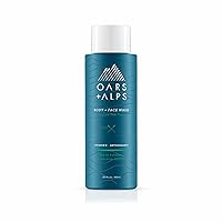 Oars + Alps Men's Moisturizing Body and Face Wash, Skin Care Infused with Vitamin E and Antioxidants, Sulfate Free, Alpine Tea Tree, 1 Pack