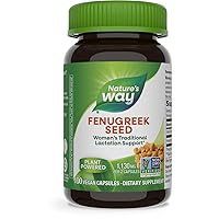 Fenugreek Seed, Traditional Lactation/Breastfeeding Support*, Non-GMO Project Verified, Vegan, 100 Capsules (Packaging May Vary)