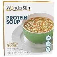 Protein Soup, Chicken Noodle, 70 Calories, 12g Protein, No Fat, Low Carb (7ct)