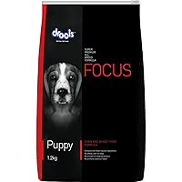 Focus Puppy Super Premium Dog Food, 1.2kg for All Breed Sizes for Dogs Preservative-Free