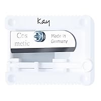 Chubby Cosmetic Sharpener - 1 pc - Precise Pencil Sharpener - Travel-Friendly - Easy to Clean and Use - Perfect for Lip Liner and Eyeliner Pencils - Made in Germany