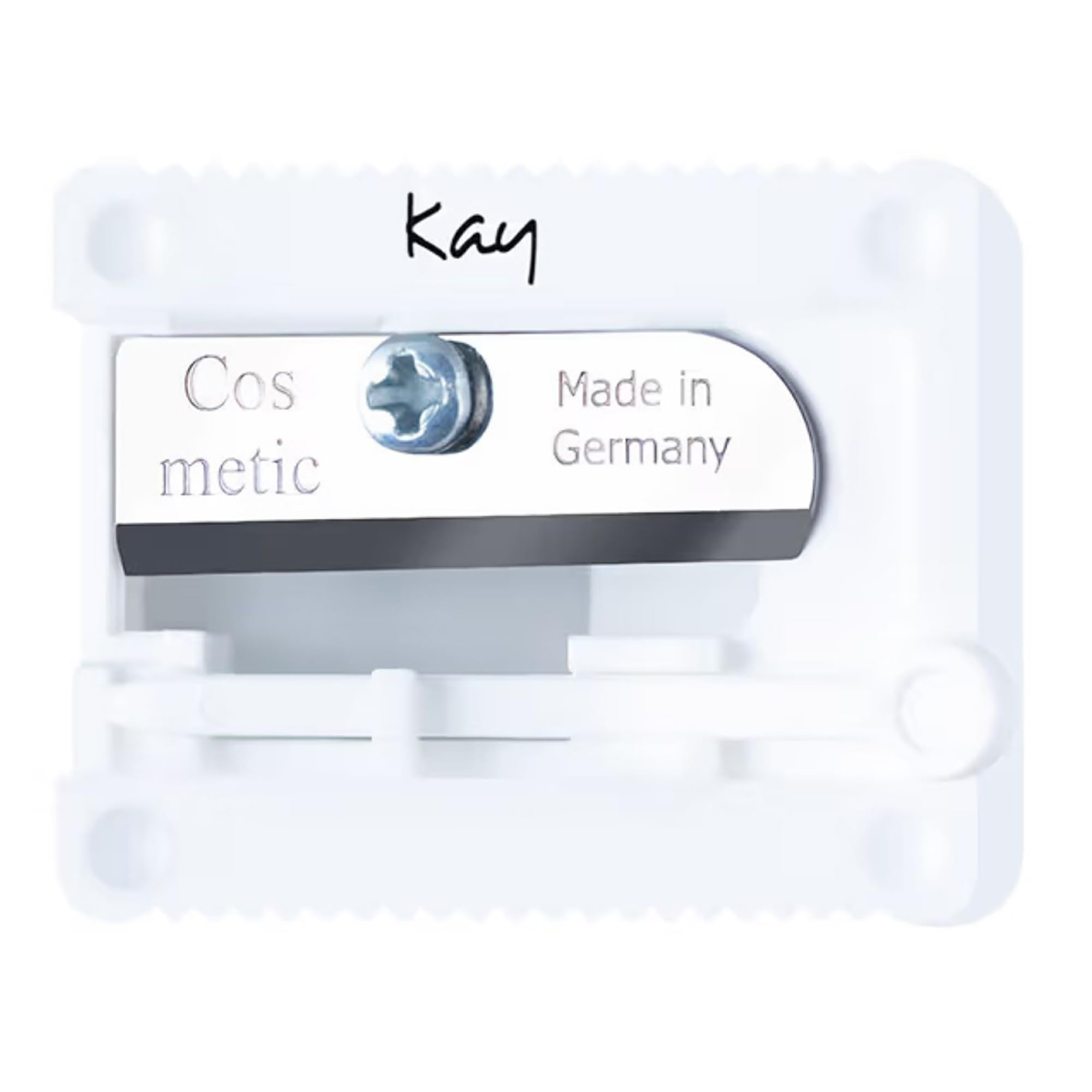 Kay Beauty Chubby Cosmetic Sharpener - Travel Friendly, Convenient, Easy to Clean Tool, to Sharpen Lip Liner & Eyeliner