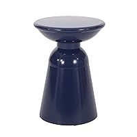 Christopher Knight Home 317067 Pelon End Table, Navy Blue