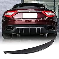 Carbon Fiber Rear Spoiler for Maserati Gran Turismo Gt Convertible 2011-2014 Custom Parts Trunk Lip Spoiler Rear Wing IP Body Kits