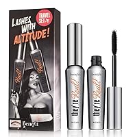 Benefit Cosmetics They're Real Beyond Mascara Duo Set Black, 0.3 Ounce (Pack of 2)