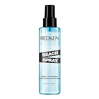 Redken Beach Spray Texturizing Hairspray | Sea-Salt Free Spray | Adds Instant Texture and Volume | Hair spray for Effortless Beachy Waves and Curls | For All Hair Types