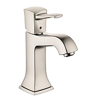 hansgrohe Metropol Classic Classic 1-Handle 1 8-inch Tall Bathroom Sink Faucet in Brushed Nickel, 31300821
